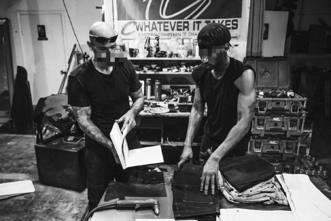 Mr. Moda in studio